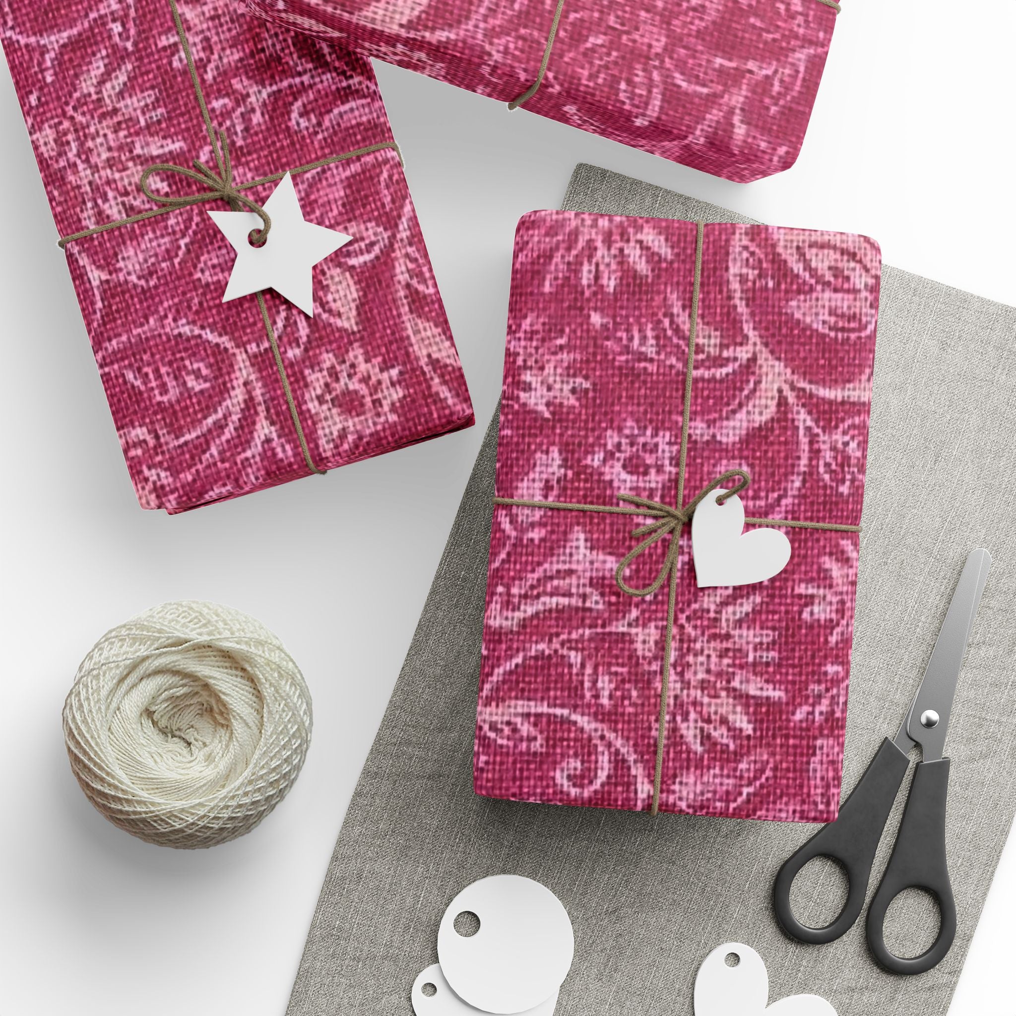 Elegant Floral Wrapping Paper Roll, Gift Wrap for All Occasions, Birthday, Wedding, Holidays, Eco-Friendly Decorative Wrap
