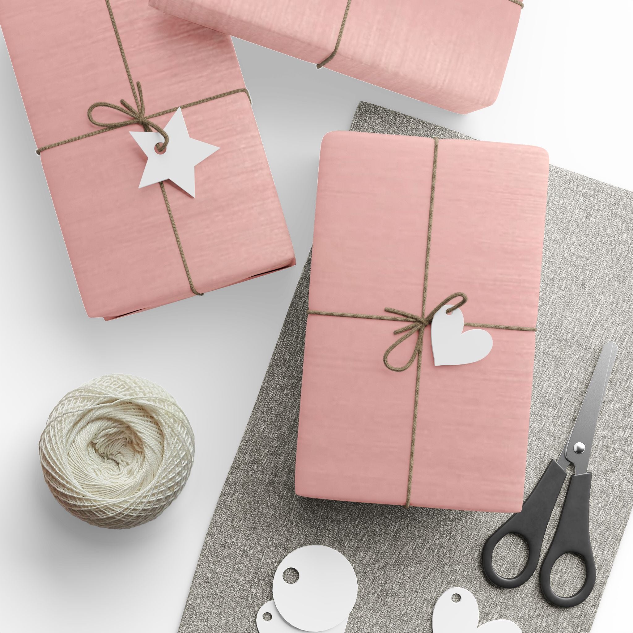 Rose Gold Metallic Wrapping Paper Roll — Shiny Smooth Gift Wrap for Weddings, Birthdays & Holidays