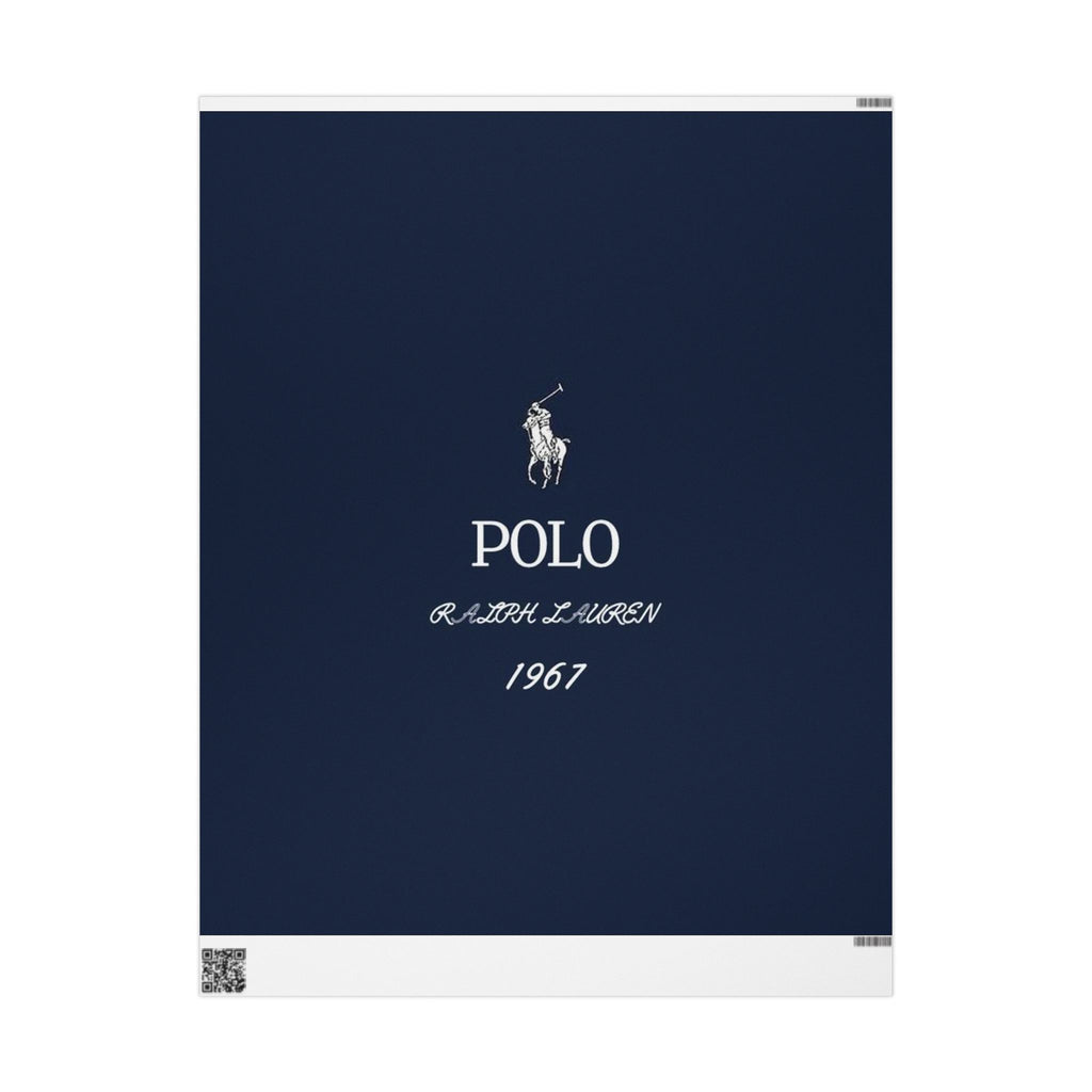 Polo Navy Logo Wrapping Paper – Ralph Lauren 1967 Gift Wrap