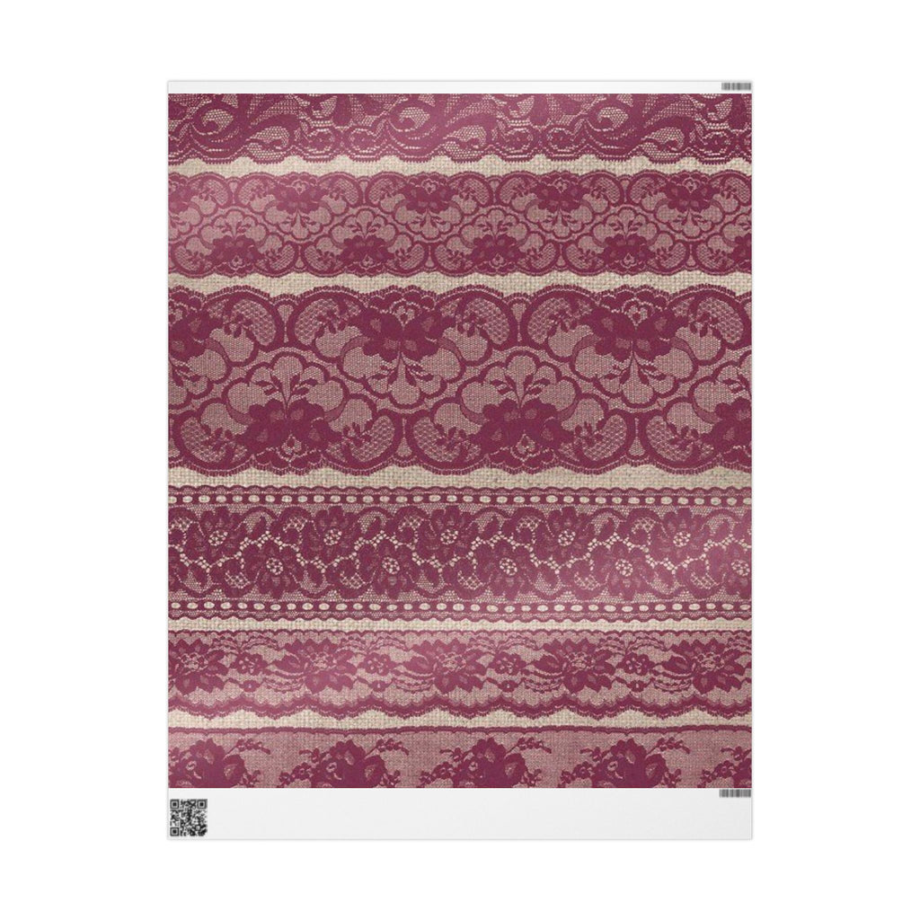 Elegant Lace Wrapping Paper, Vintage Style Gift Wrap, Stylish Birthday, Wedding, Holiday, Crafts, DIY Projects