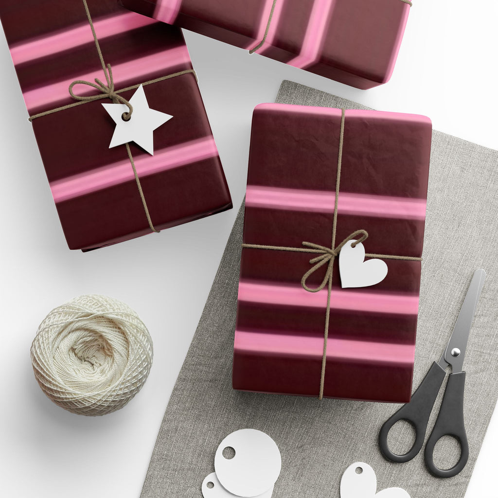Elegant Striped Wrapping Paper - Versatile Gift Wrap for Holidays, Birthdays, Celebrations, Showcase, Family Events, Special Occasions