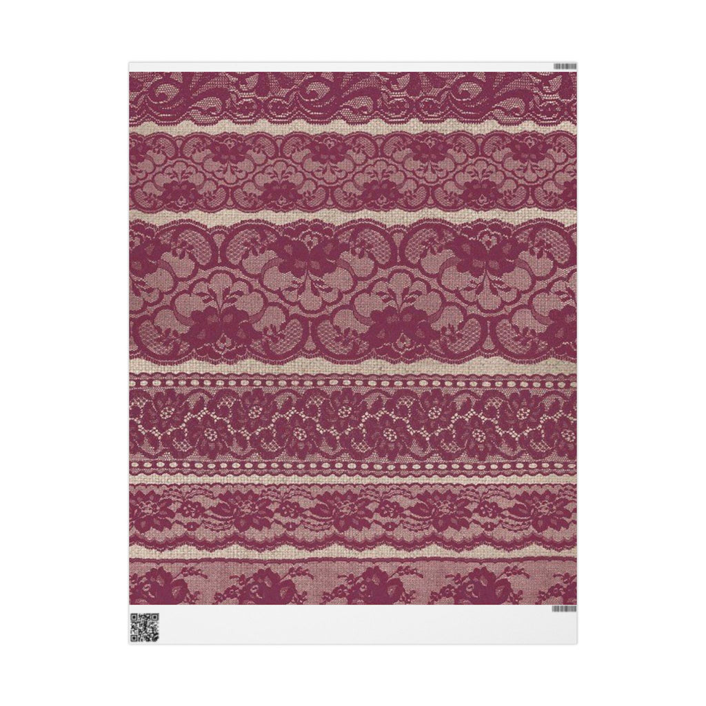 Elegant Lace Wrapping Paper, Vintage Style Gift Wrap, Stylish Birthday, Wedding, Holiday, Crafts, DIY Projects