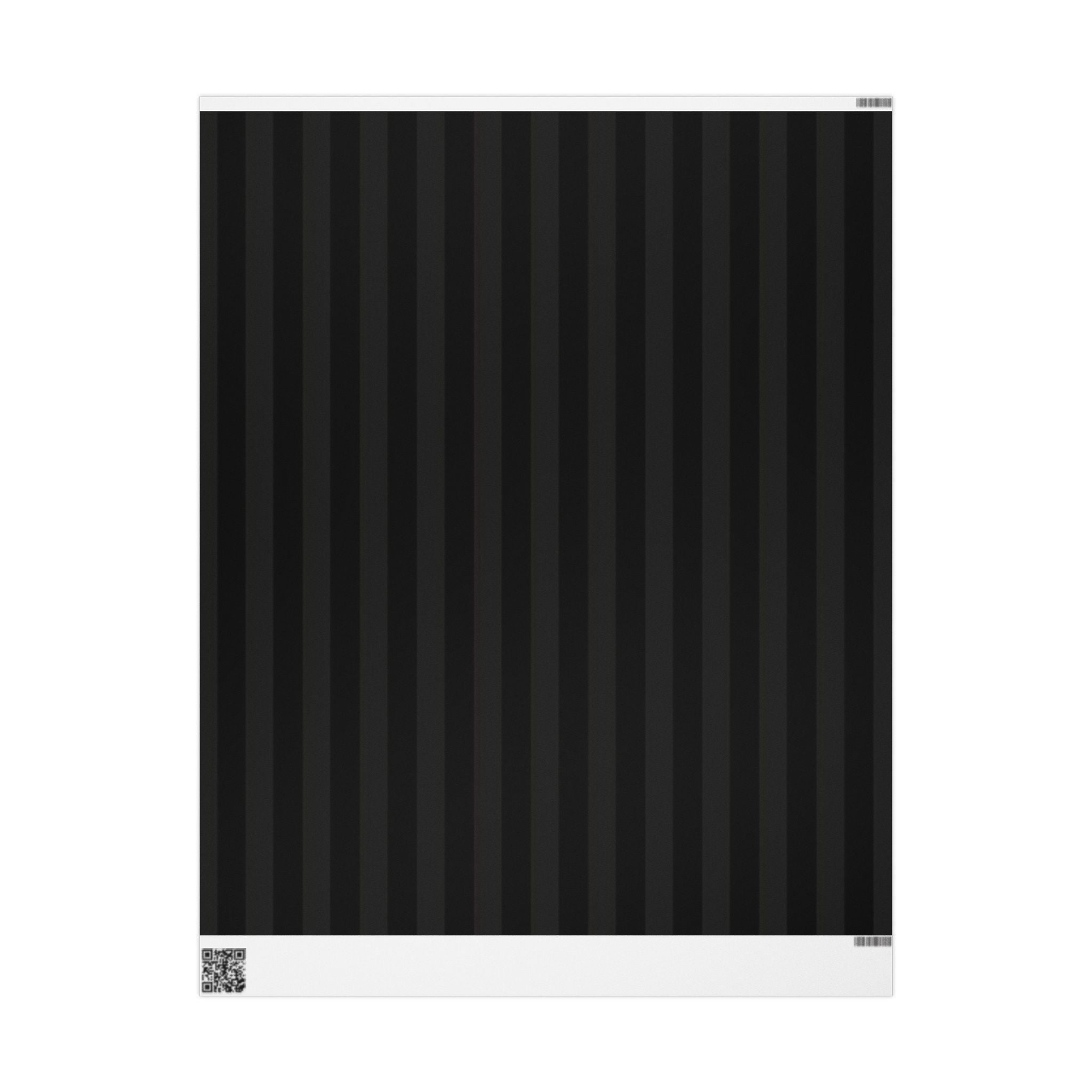 Elegant Black Wrapping Papers, Minimalist Gift Wrap Roll, Modern Party Supplies, Birthday, Holiday, Eco-Friendly Wrapping