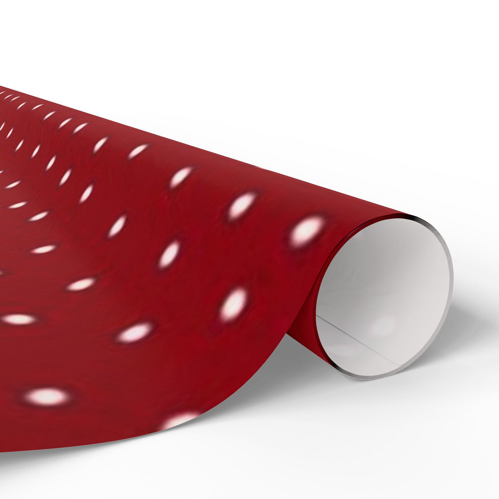Festive Wrapping Paper for All Occasions - Christmas, Birthdays, Holidays, Parties, Gift Wrap, Red Polka Dots