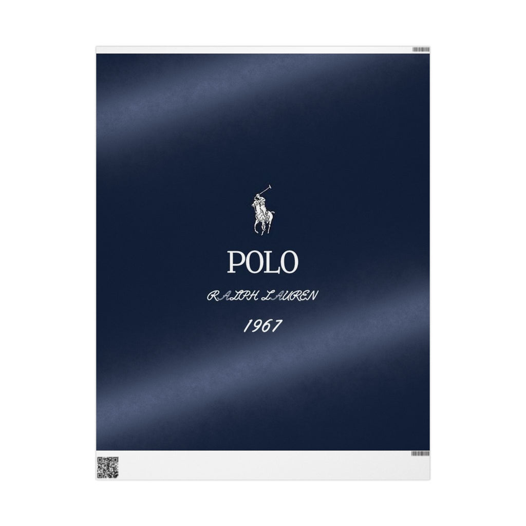 Polo Navy Logo Wrapping Paper – Ralph Lauren 1967 Gift Wrap
