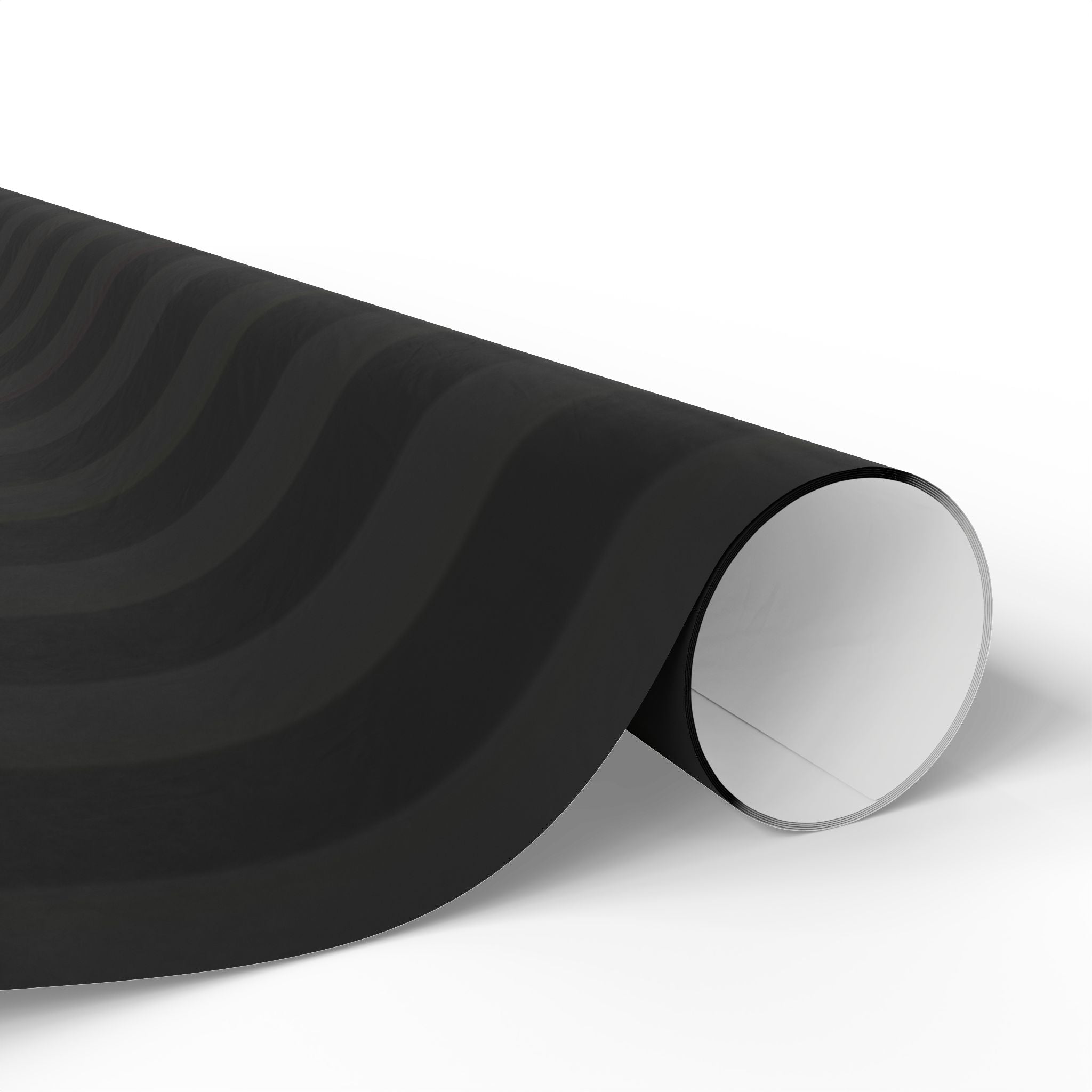 Elegant Black Wrapping Papers, Minimalist Gift Wrap Roll, Modern Party Supplies, Birthday, Holiday, Eco-Friendly Wrapping