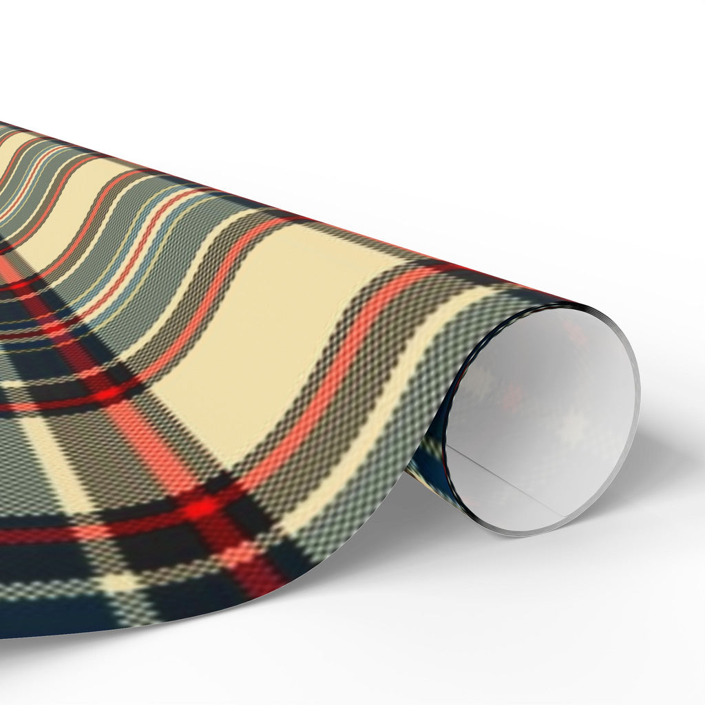 Rustic Plaid Wrapping Paper Roll | Gift Wrapping for Holidays, Birthdays, Christmas, DIY Craft Projects, Special Occasions