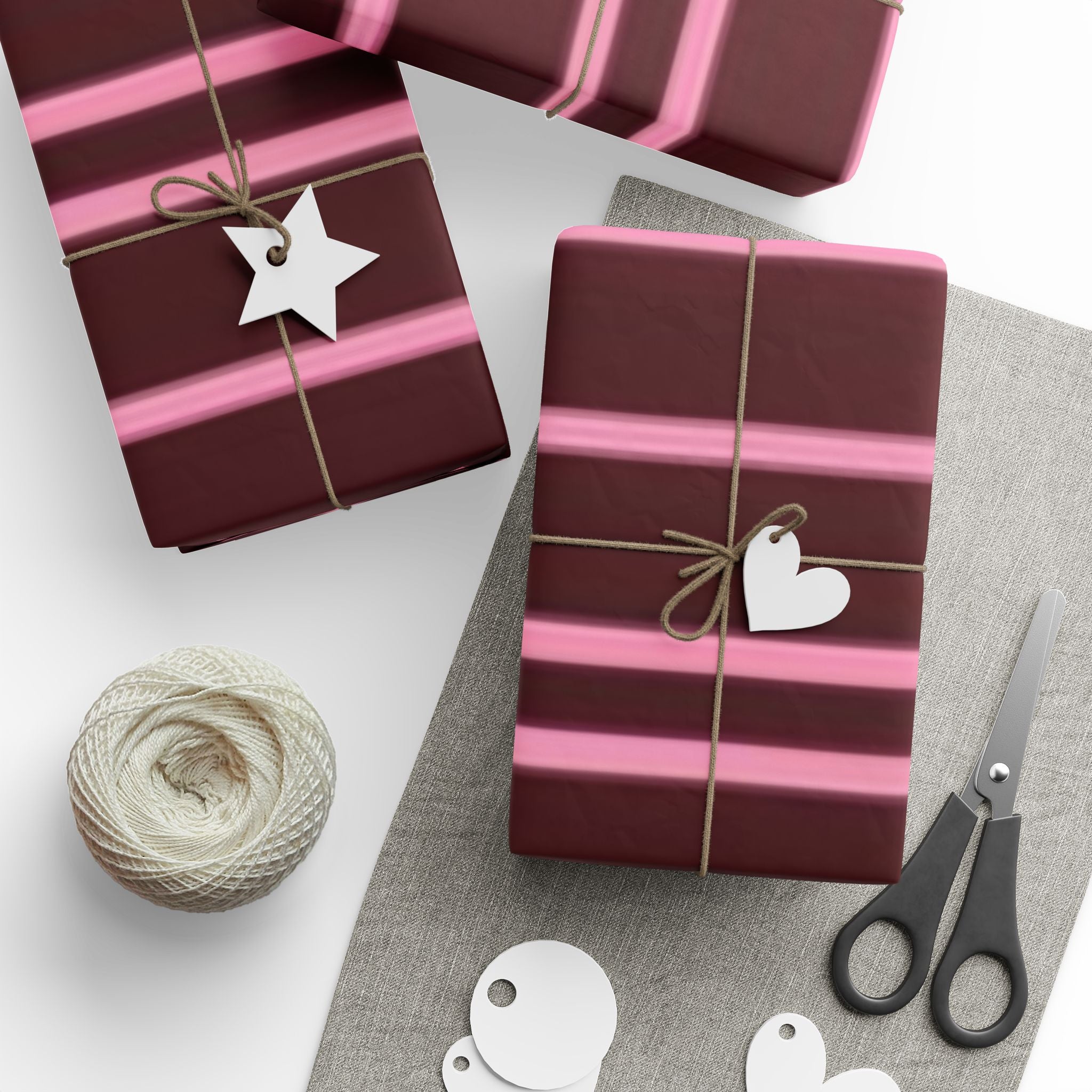 Elegant Striped Wrapping Paper - Versatile Gift Wrap for Holidays, Birthdays, Celebrations, Showcase, Family Events, Special Occasions