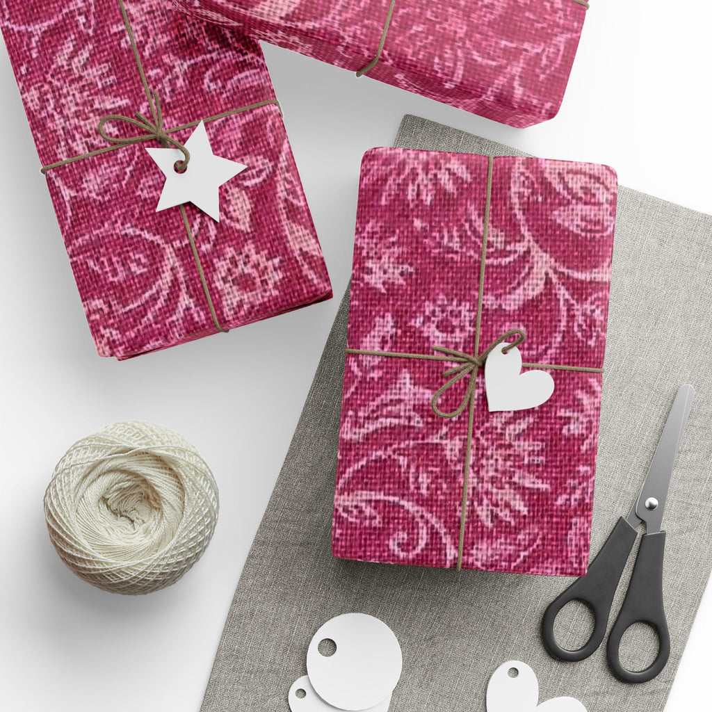 Elegant Floral Wrapping Paper Roll, Gift Wrap for All Occasions, Birthday, Wedding, Holidays, Eco-Friendly Decorative Wrap