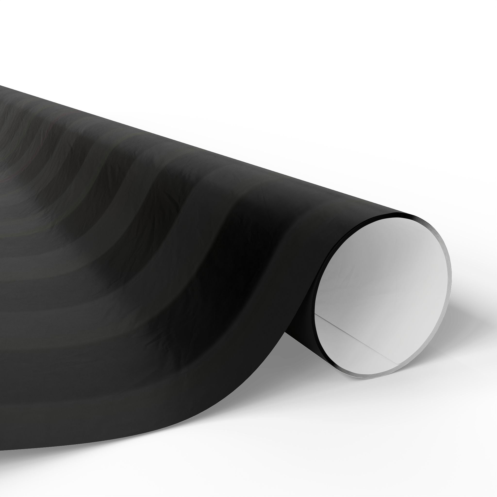 Elegant Black Wrapping Papers, Minimalist Gift Wrap Roll, Modern Party Supplies, Birthday, Holiday, Eco-Friendly Wrapping