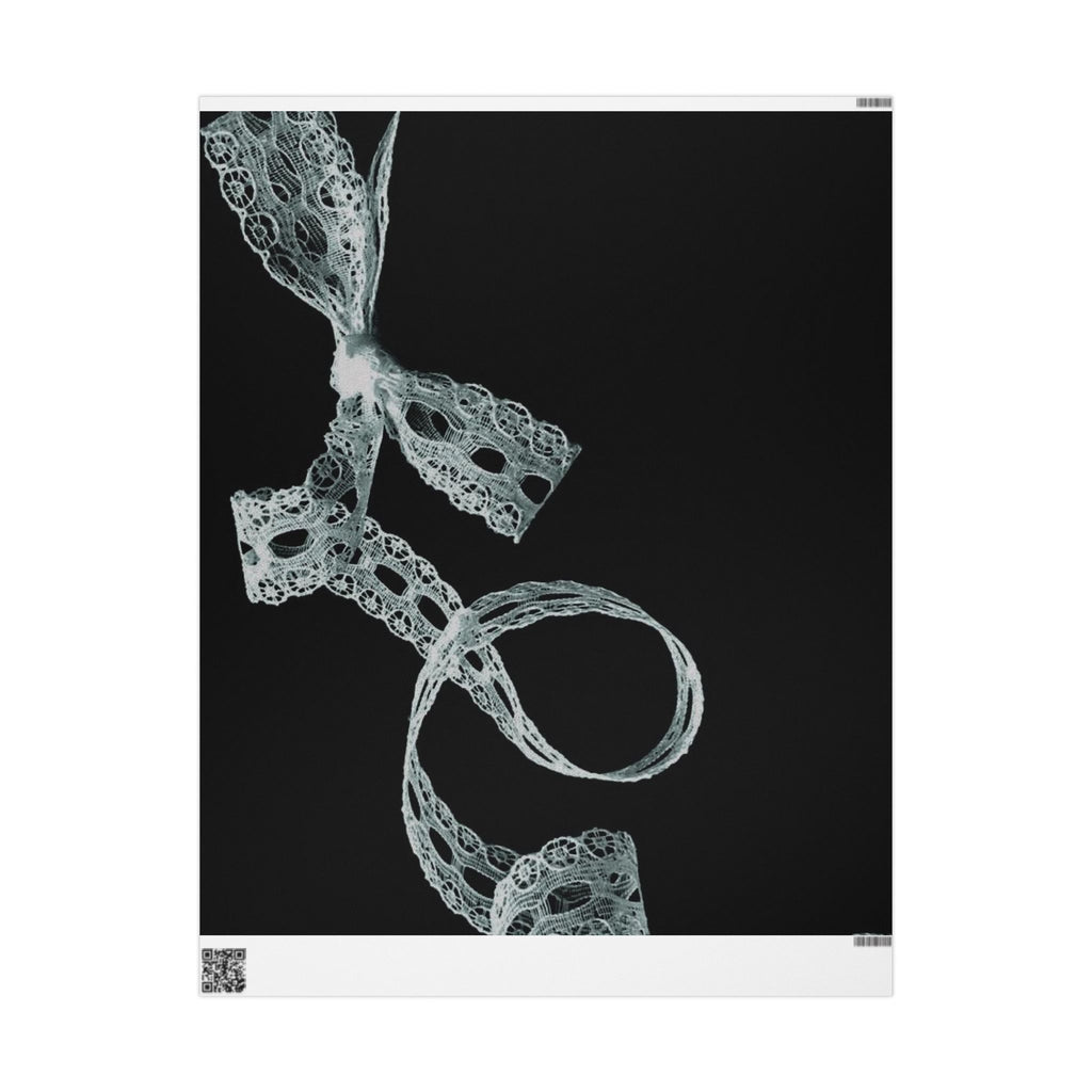 Elegant Black Lace Wrapping Paper, Unique Gift Wrap, Special Occasions, Holiday Wrapping, Wedding Decor, Craft Supply
