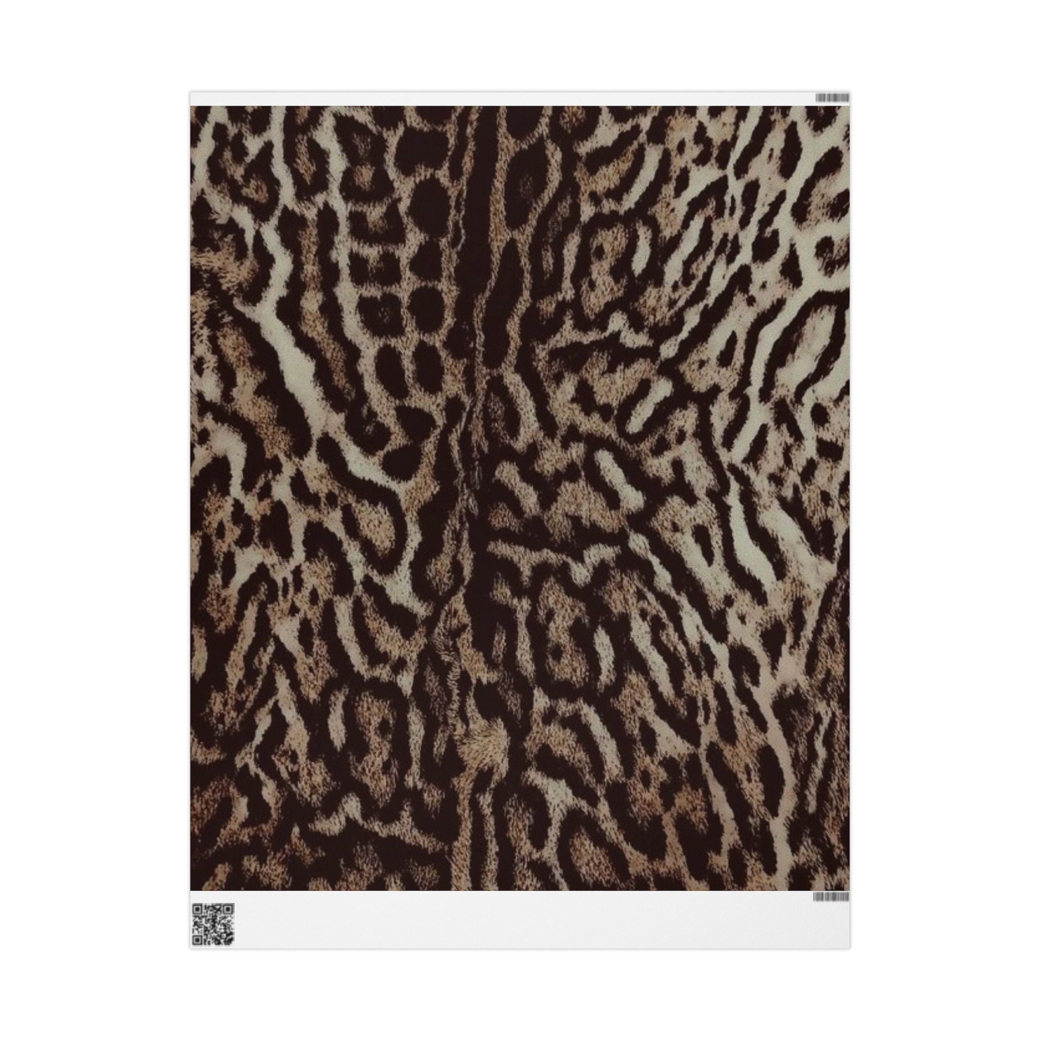 Chic Animal Print Wrapping Paper, Birthday Gift Wrap, Elegant Holiday Decor, Modern Gift Wrapping, Unique Packaging Solution