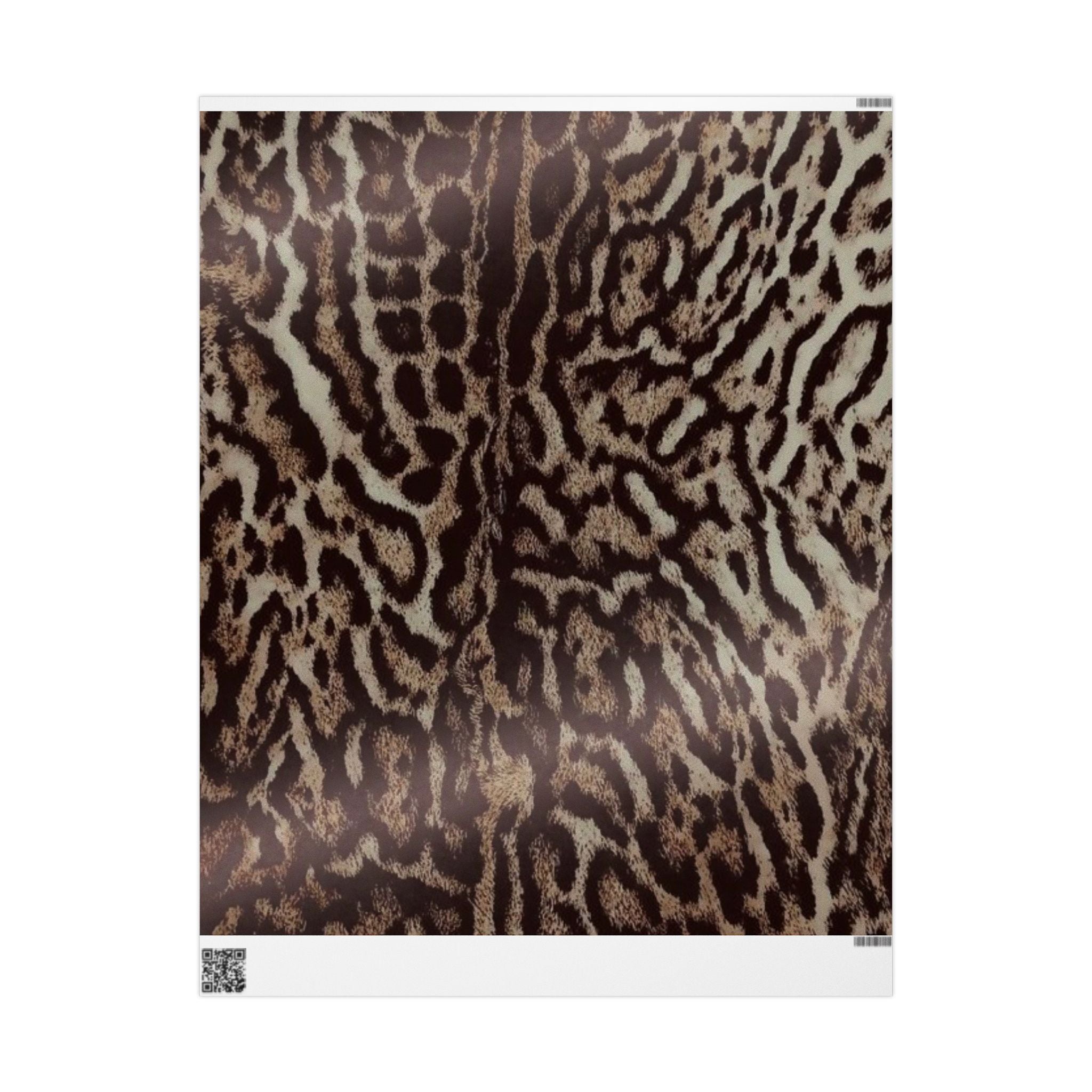 Chic Animal Print Wrapping Paper, Birthday Gift Wrap, Elegant Holiday Decor, Modern Gift Wrapping, Unique Packaging Solution