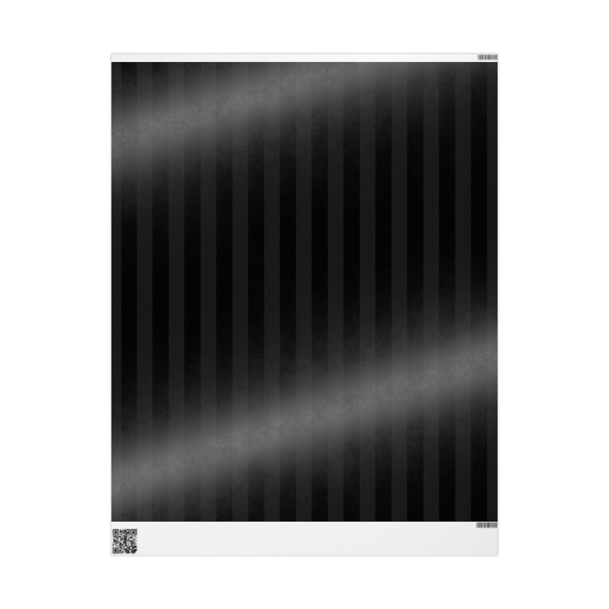 Elegant Black Wrapping Papers, Minimalist Gift Wrap Roll, Modern Party Supplies, Birthday, Holiday, Eco-Friendly Wrapping