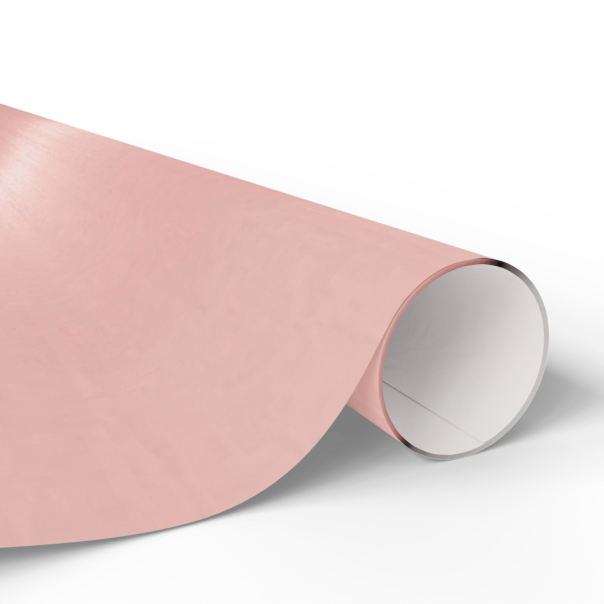 Rose Gold Metallic Wrapping Paper Roll — Shiny Smooth Gift Wrap for Weddings, Birthdays & Holidays