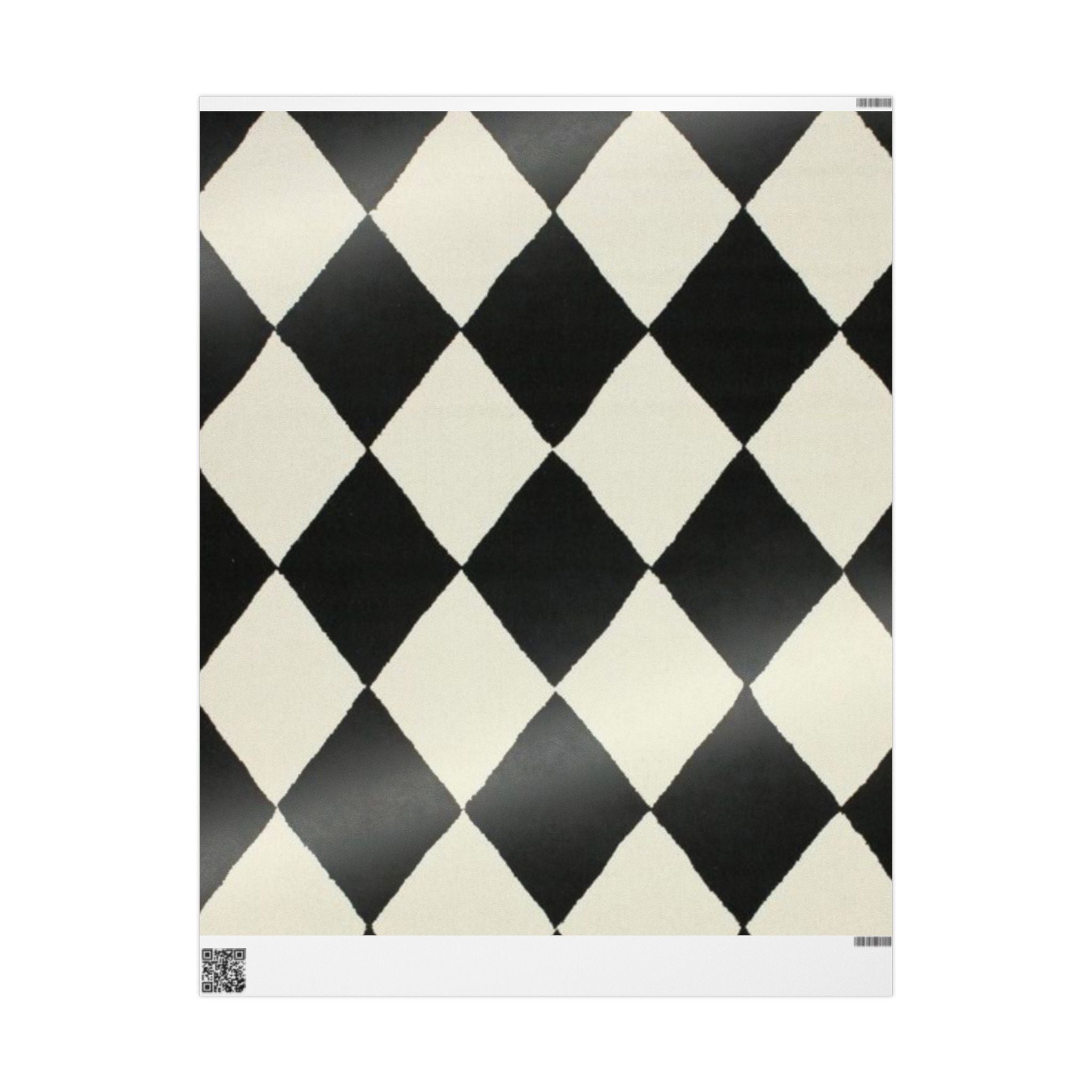 Chic Gift Wrap Paper, Modern Wrapping Paper for Birthdays, Holidays, and Special Occasions, Stylish Black and White Designs